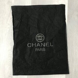 CHANEL BLACK MICROFIBER DUST BAG